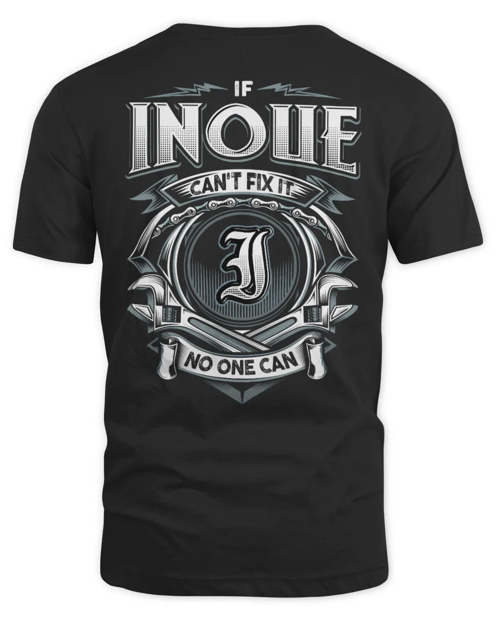 INOUE AP81-K4-626 - Personalized Ahmed Quote Apparel “If Ahmed Can't Fix It, No One Can” - Unisex Standard T-Shirt - Black