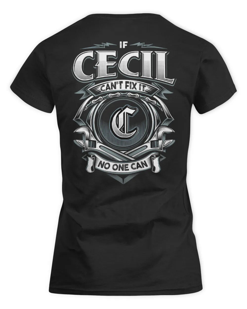 CECIL AP81-K4-626 - Personalized Ahmed Quote Apparel “If Ahmed Can't Fix It, No One Can” - Women's Standard T-Shirt - Black