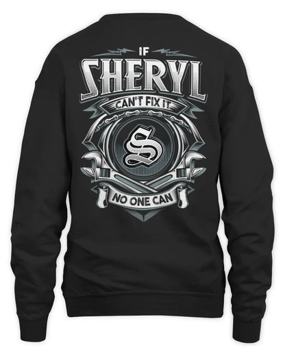 SHERYL AP81-K4-626 - Personalized Ahmed Quote Apparel “If Ahmed Can't Fix It, No One Can” - Unisex Sweatshirt - Black