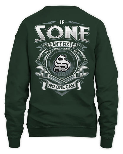 SONE AP81-K4-626 - Personalized Ahmed Quote Apparel “If Ahmed Can't Fix It, No One Can” - Unisex Sweatshirt - Forest Green