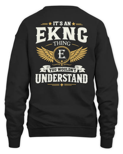 EKNG KT06-M008 It’s a [NAME] Thing – You Wouldn’t Understand | Personalized Vintage T-Shirt - Unisex Sweatshirt - Black