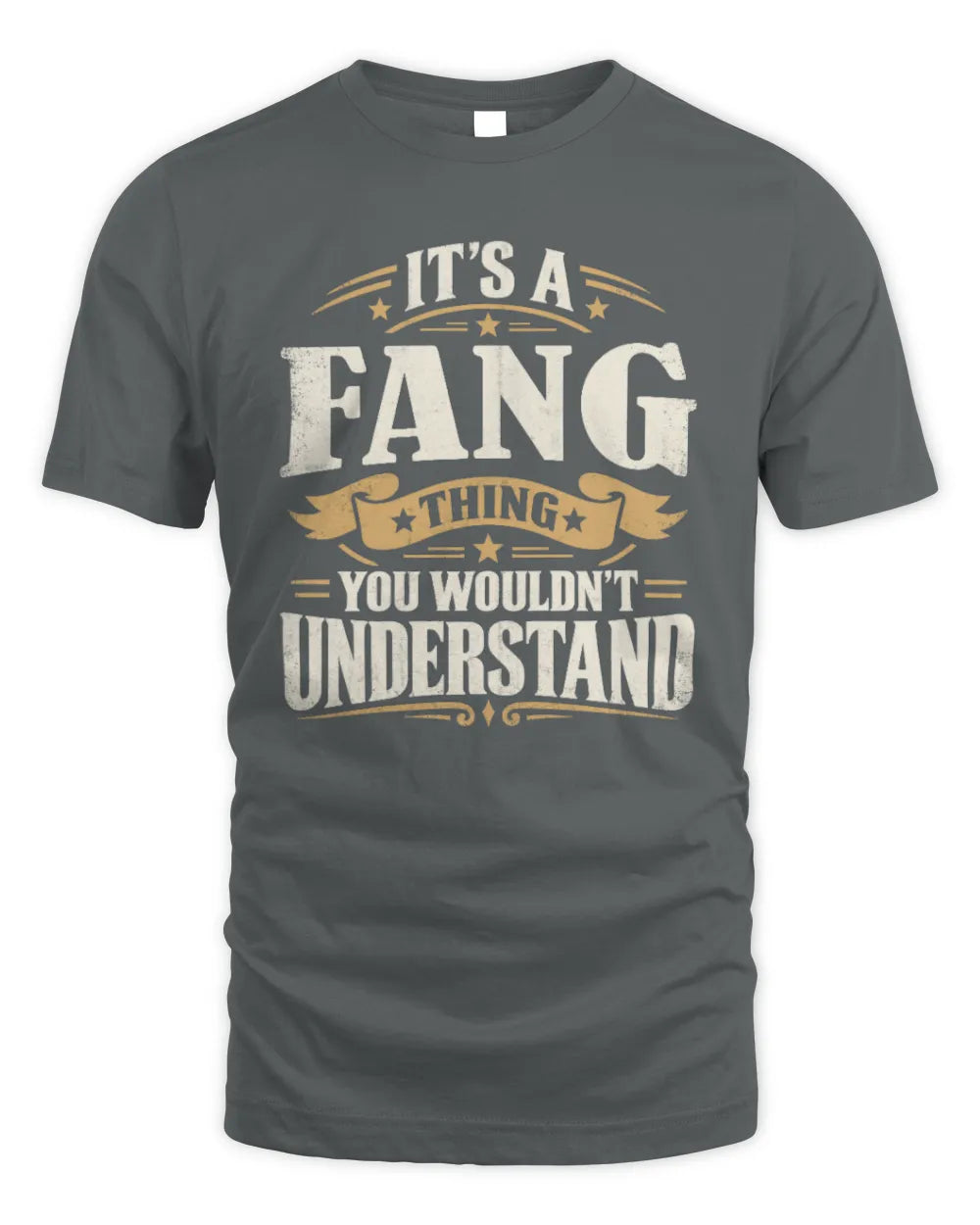 FANG P08 TH51 - Personalized “It’s a/an [NAME] Thing – You Wouldn’t Understand” Shirt - Unisex Standard T-Shirt - Charcoal