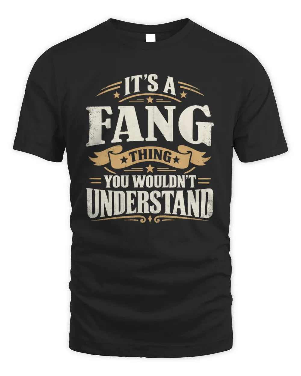FANG P08 TH51 - Personalized “It’s a/an [NAME] Thing – You Wouldn’t Understand” Shirt - Unisex Standard T-Shirt - Black