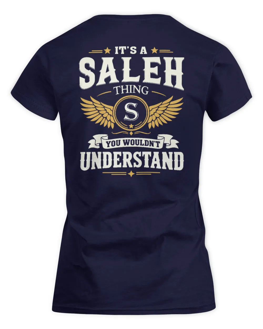 SALEH KT06-M008 It’s a [NAME] Thing – You Wouldn’t Understand | Personalized Vintage T-Shirt - Women's Standard T-Shirt - Navy