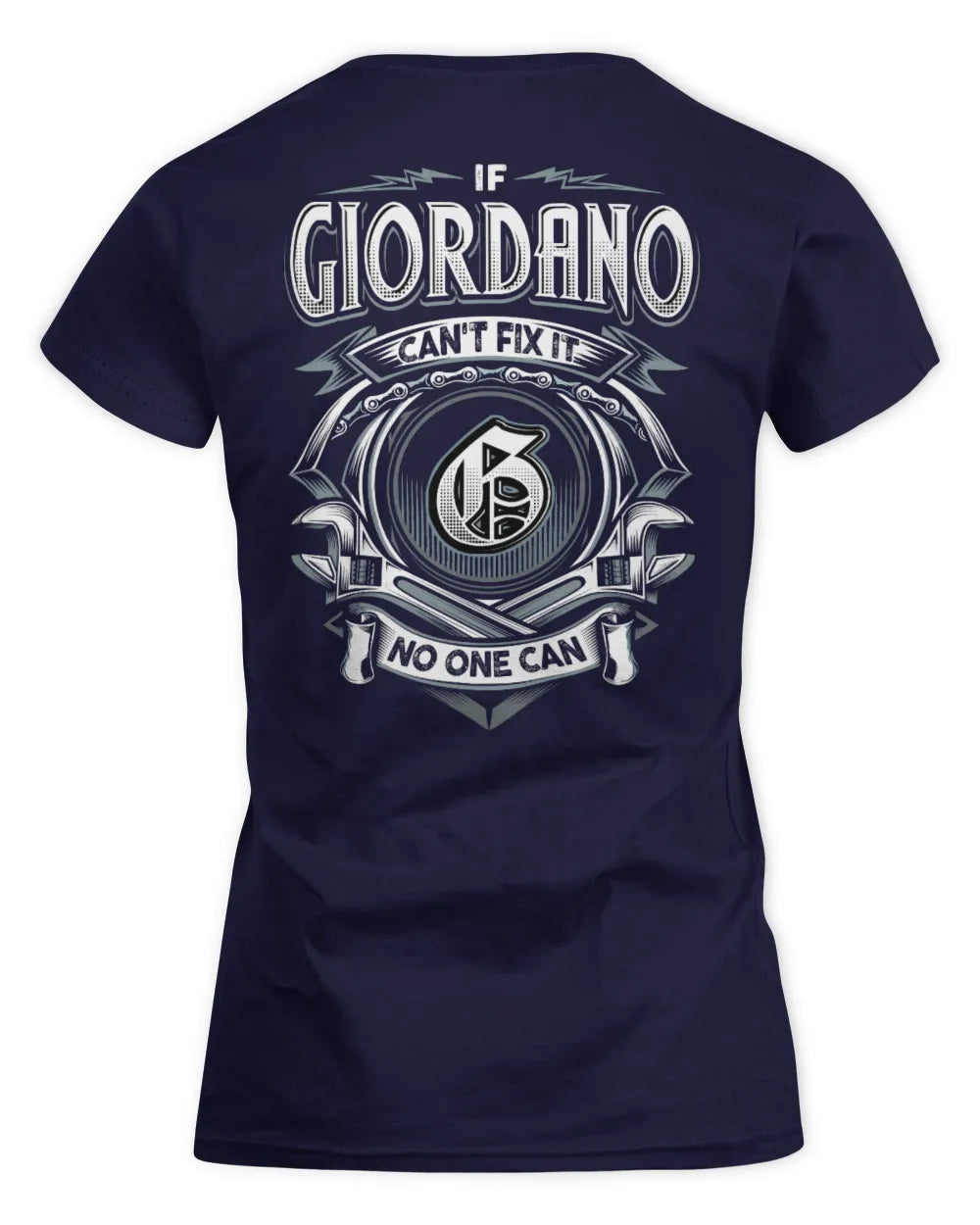 GIORDANO AP81-K4-626 - Personalized Ahmed Quote Apparel “If Ahmed Can't Fix It, No One Can” - Women's Standard T-Shirt - Navy