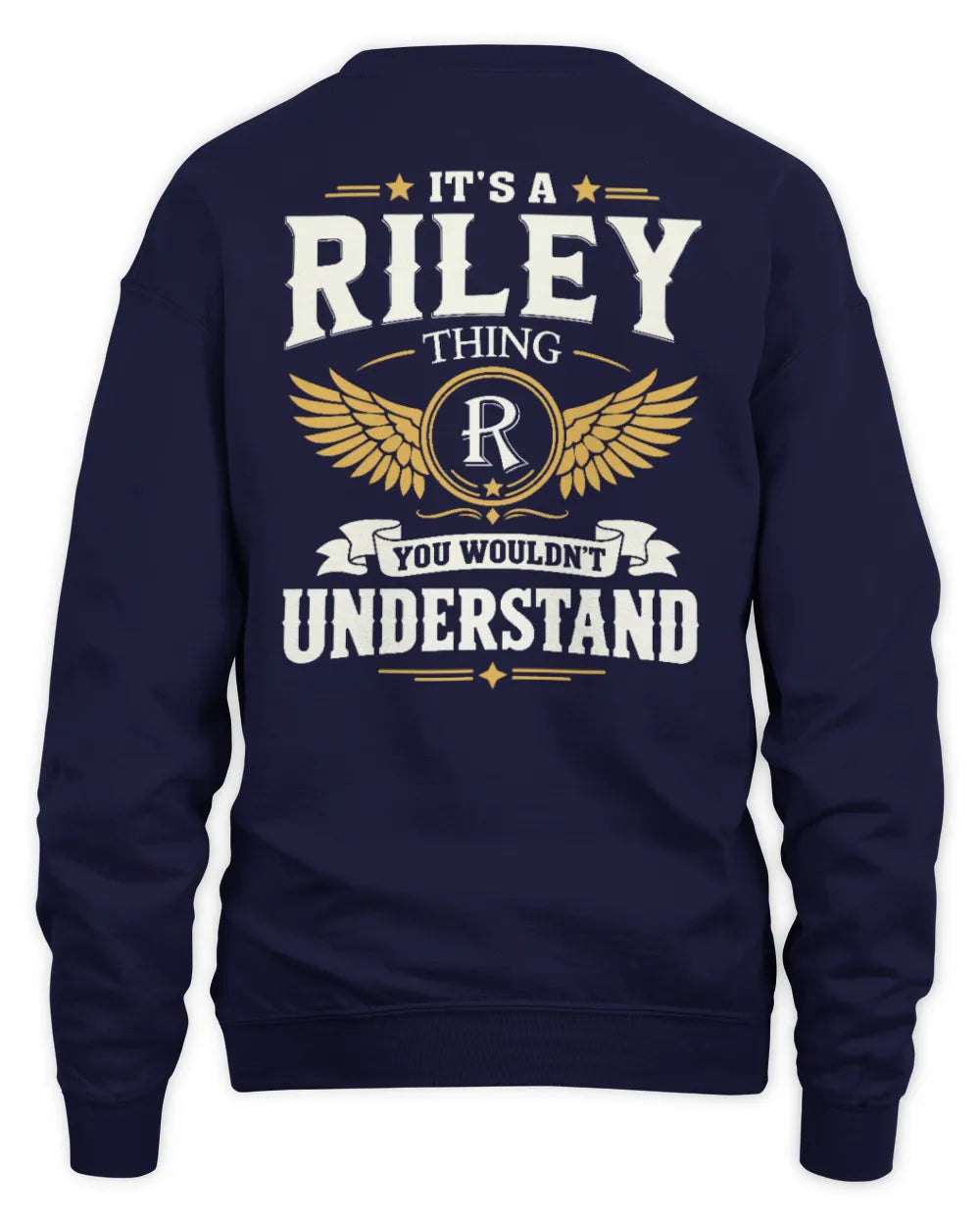 RILEY KT06-M008 It’s a [NAME] Thing – You Wouldn’t Understand | Personalized Vintage T-Shirt - Unisex Sweatshirt - Navy