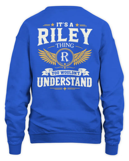 RILEY KT06-M008 It’s a [NAME] Thing – You Wouldn’t Understand | Personalized Vintage T-Shirt - Unisex Sweatshirt - Royal