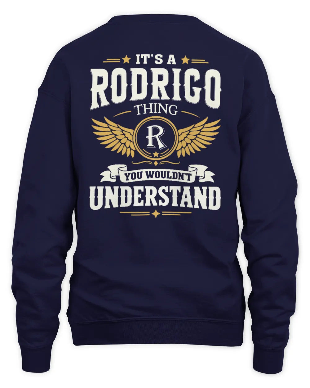 RODRIGO KT06-M008 It’s a [NAME] Thing – You Wouldn’t Understand | Personalized Vintage T-Shirt - Unisex Sweatshirt - Navy