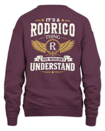 RODRIGO KT06-M008 It’s a [NAME] Thing – You Wouldn’t Understand | Personalized Vintage T-Shirt - Unisex Sweatshirt - Maroon