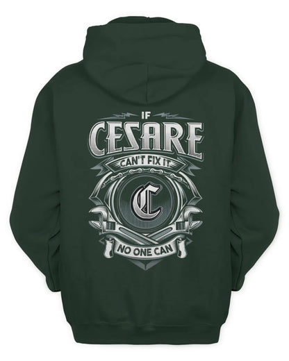 CESARE AP81-K4-626 - Personalized Ahmed Quote Apparel “If Ahmed Can't Fix It, No One Can” - Unisex Hoodie - Forest Green