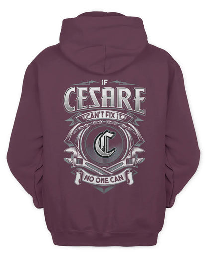 CESARE AP81-K4-626 - Personalized Ahmed Quote Apparel “If Ahmed Can't Fix It, No One Can” - Unisex Hoodie - Maroon