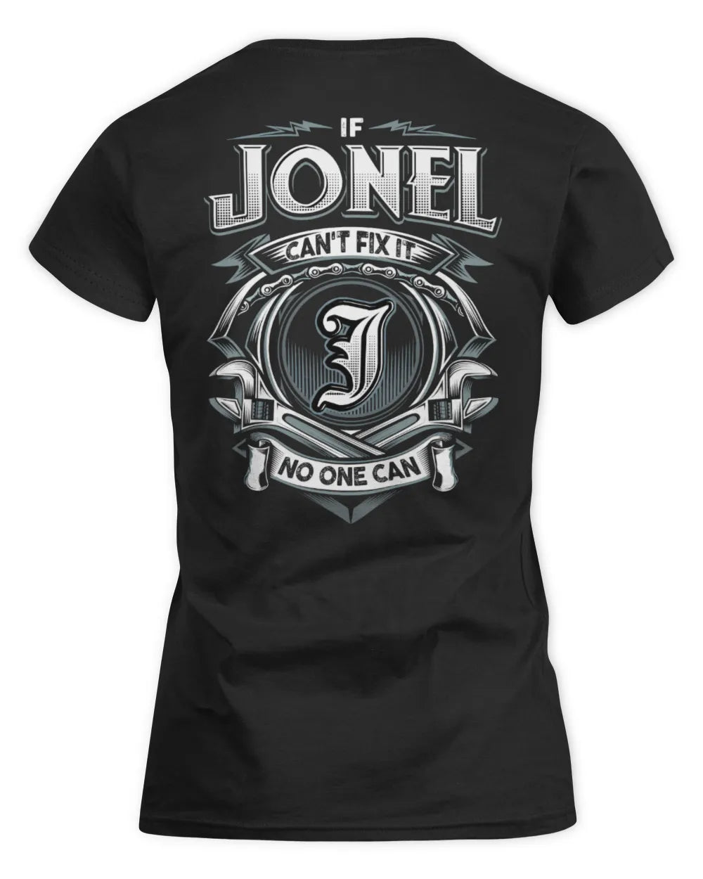 JONEL AP81-K4-626 - Personalized Ahmed Quote Apparel “If Ahmed Can't Fix It, No One Can” - Women's Standard T-Shirt - Black
