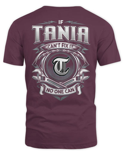 TANIA AP81-K4-626 - Personalized Ahmed Quote Apparel “If Ahmed Can't Fix It, No One Can” - Unisex Standard T-Shirt - Maroon