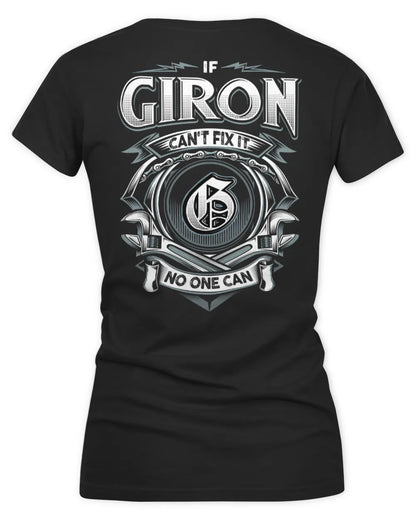 GIRON AP81-K4-626 - Personalized Ahmed Quote Apparel “If Ahmed Can't Fix It, No One Can” - Women's V-Neck T-Shirt - Black
