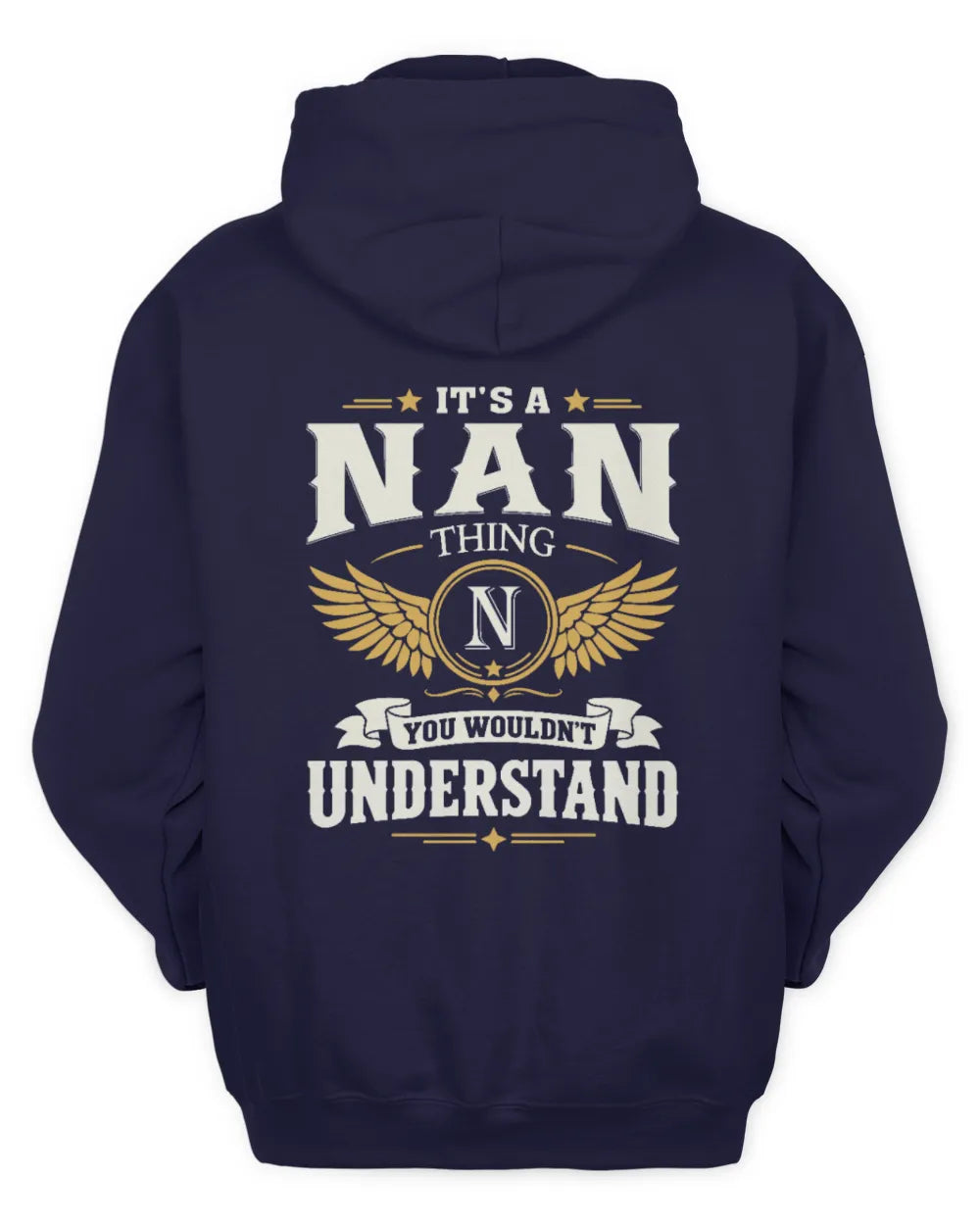 NAN KT06-M008 It’s a [NAME] Thing – You Wouldn’t Understand | Personalized Vintage T-Shirt - Unisex Hoodie - Navy