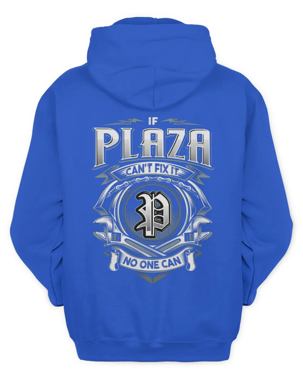 PLAZA AP81-K4-626 - Personalized Ahmed Quote Apparel “If Ahmed Can't Fix It, No One Can” - Unisex Hoodie - Royal