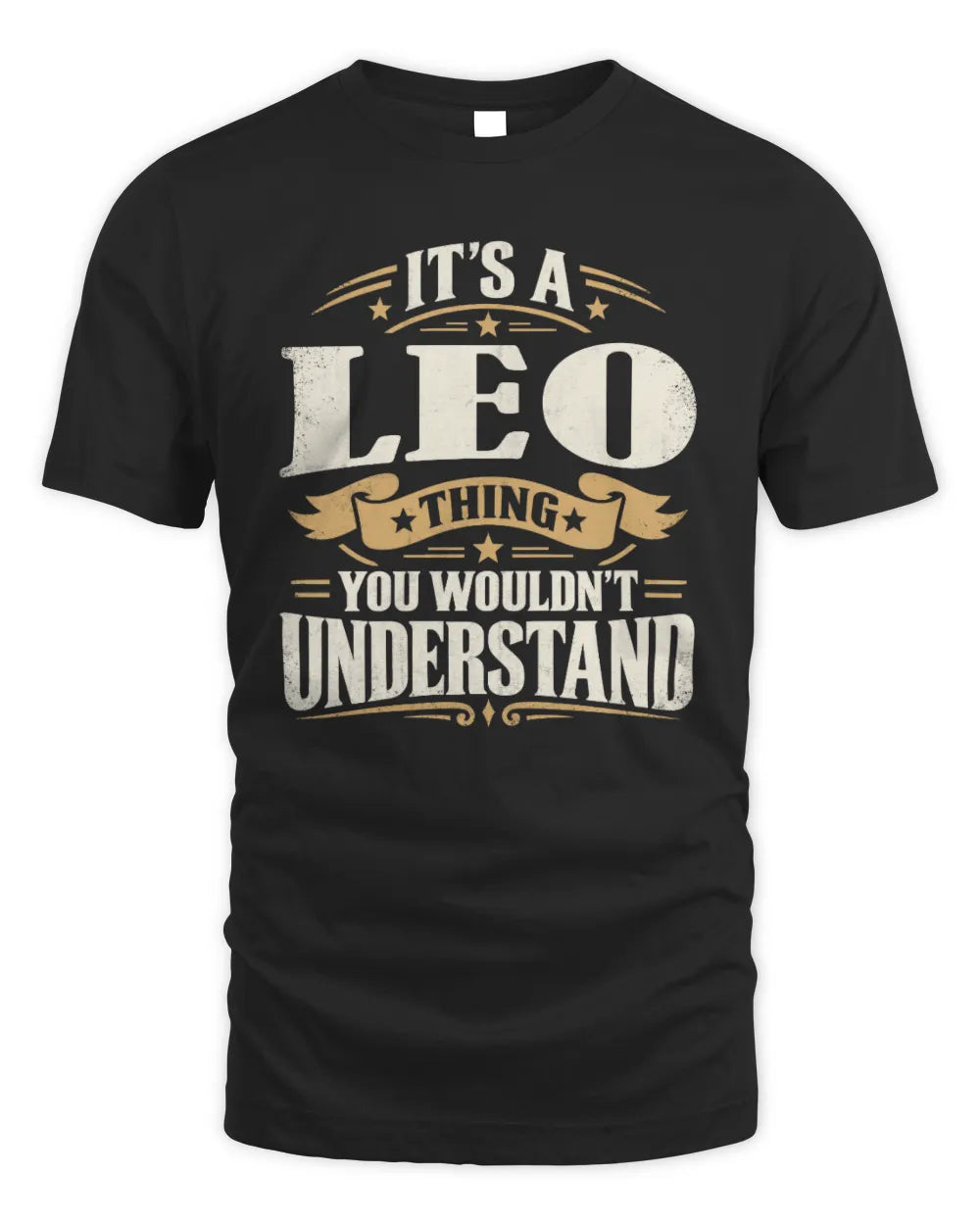 LEO P08 TH51 - Personalized “It’s a/an [NAME] Thing – You Wouldn’t Understand” Shirt - Unisex Standard T-Shirt - Black