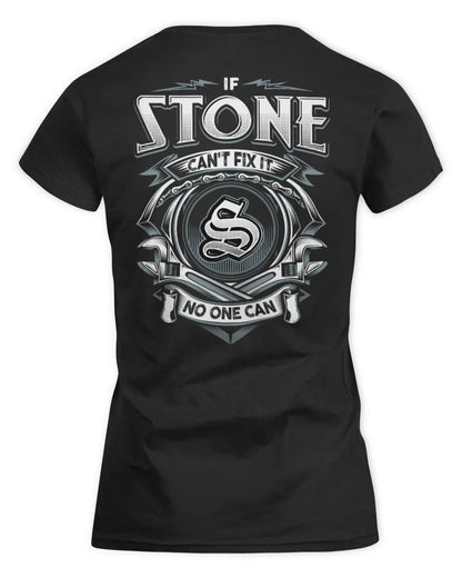 STONE AP81-K4-626 - Personalized Ahmed Quote Apparel “If Ahmed Can't Fix It, No One Can” - Women's Standard T-Shirt - Black