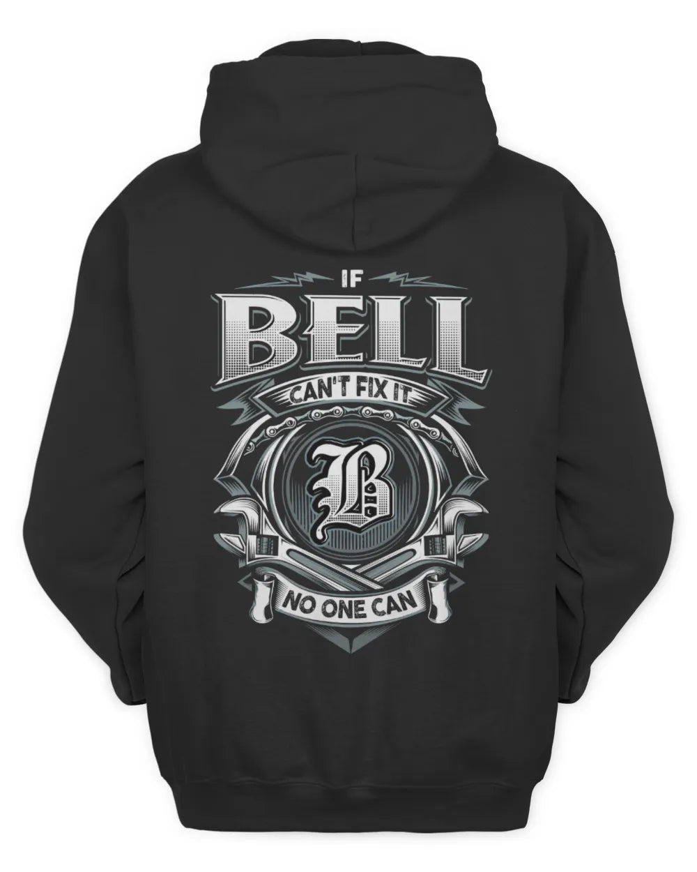 BELL AP81-K4-626 - Personalized Ahmed Quote Apparel “If Ahmed Can't Fix It, No One Can” - Unisex Hoodie - Black