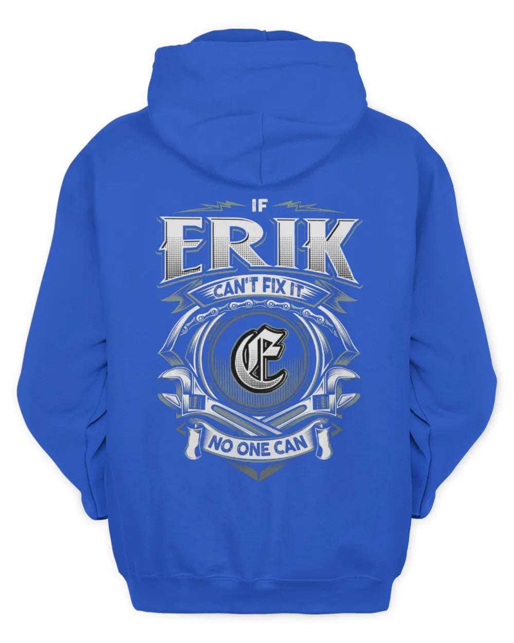 ERIK AP81-K4-626 - Personalized Ahmed Quote Apparel “If Ahmed Can't Fix It, No One Can” - Unisex Hoodie - Royal