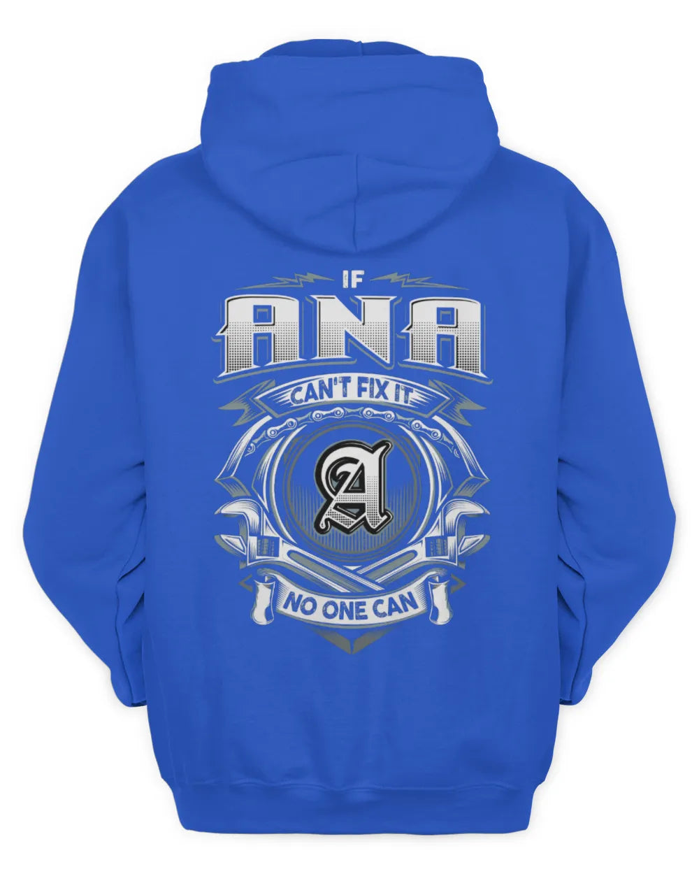 ANA AP81-K4-626 - Personalized Ahmed Quote Apparel “If Ahmed Can't Fix It, No One Can” - Unisex Hoodie - Royal