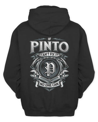 PINTO AP81-K4-626 - Personalized Ahmed Quote Apparel “If Ahmed Can't Fix It, No One Can” - Unisex Hoodie - Black