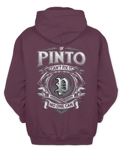 PINTO AP81-K4-626 - Personalized Ahmed Quote Apparel “If Ahmed Can't Fix It, No One Can” - Unisex Hoodie - Maroon