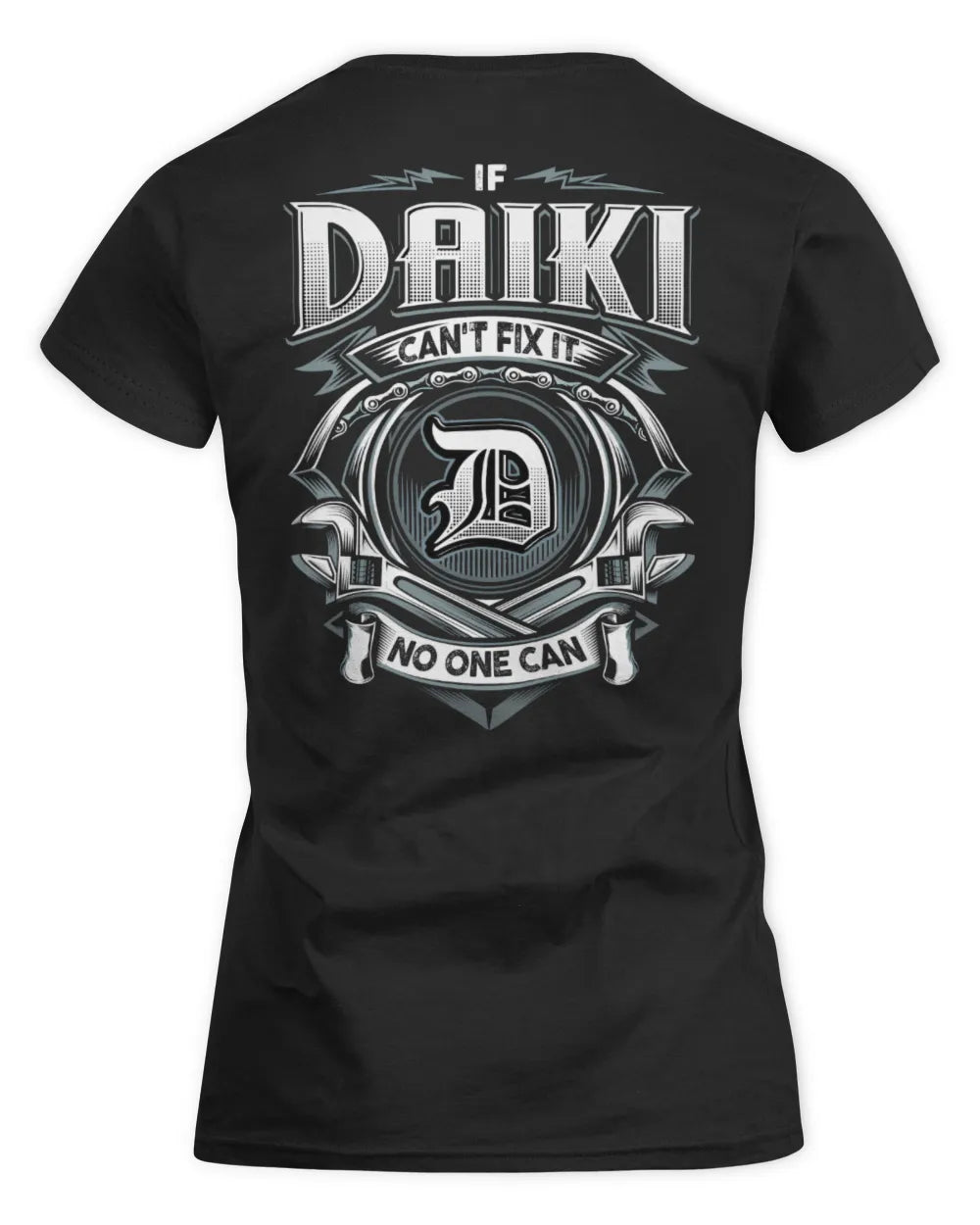 DAIKI AP81-K4-626 - Personalized Ahmed Quote Apparel “If Ahmed Can't Fix It, No One Can” - Women's Standard T-Shirt - Black