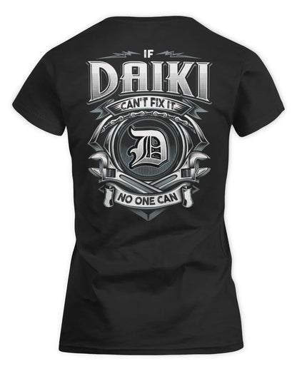 DAIKI AP81-K4-626 - Personalized Ahmed Quote Apparel “If Ahmed Can't Fix It, No One Can” - Women's Standard T-Shirt - Black