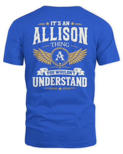 ALLISON KT06-M008 It’s a [NAME] Thing – You Wouldn’t Understand | Personalized Vintage T-Shirt - Unisex Standard T-Shirt - Royal