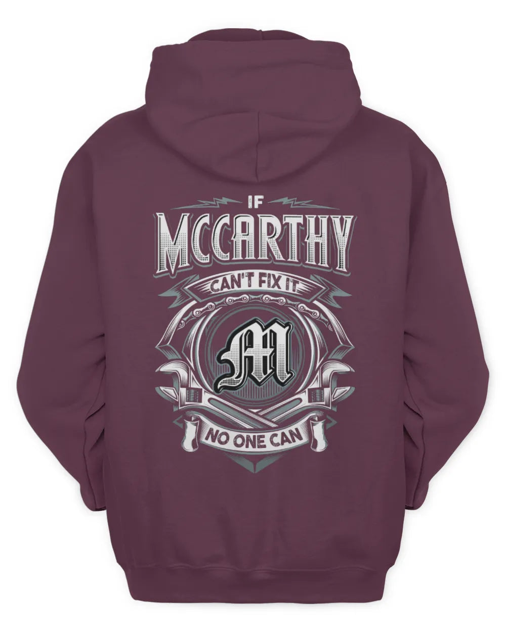 MCCARTHY AP81-K4-626 - Personalized Ahmed Quote Apparel “If Ahmed Can't Fix It, No One Can” - Unisex Hoodie - Maroon
