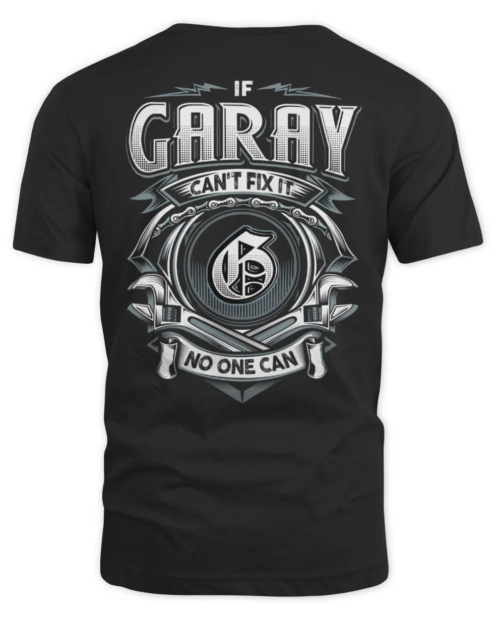 GARAY AP81-K4-626 - Personalized Ahmed Quote Apparel “If Ahmed Can't Fix It, No One Can” - Unisex Standard T-Shirt - Black