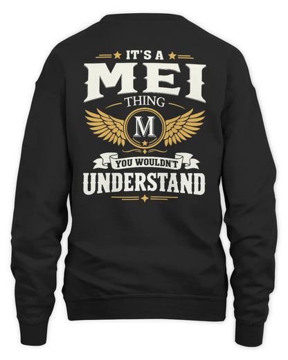 MEI KT06-M008 It’s a [NAME] Thing – You Wouldn’t Understand | Personalized Vintage T-Shirt - Unisex Sweatshirt - Black