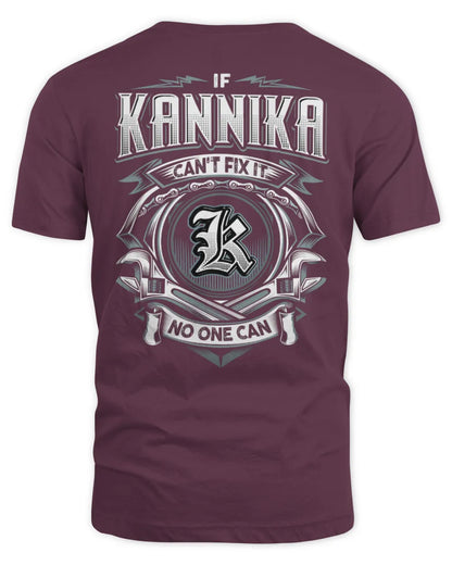 KANNIKA AP81-K4-626 - Personalized Ahmed Quote Apparel “If Ahmed Can't Fix It, No One Can” - Unisex Standard T-Shirt - Maroon
