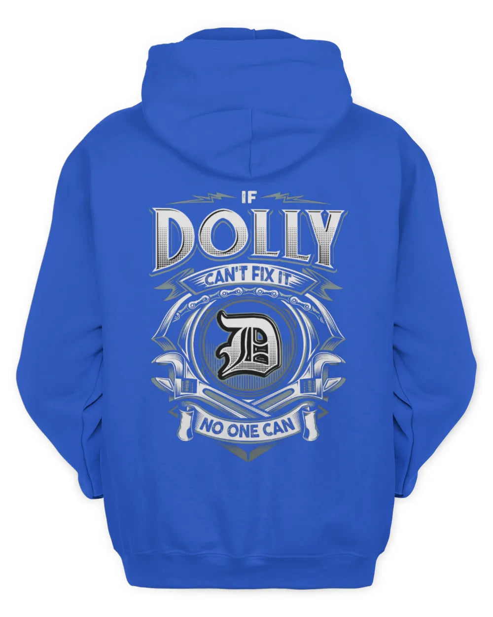 DOLLY AP81-K4-626 - Personalized Ahmed Quote Apparel “If Ahmed Can't Fix It, No One Can” - Unisex Hoodie - Royal