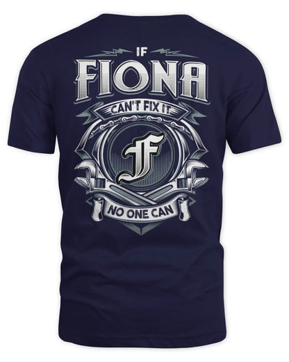 FIONA AP81-K4-626 - Personalized Ahmed Quote Apparel “If Ahmed Can't Fix It, No One Can” - Unisex Standard T-Shirt - Navy