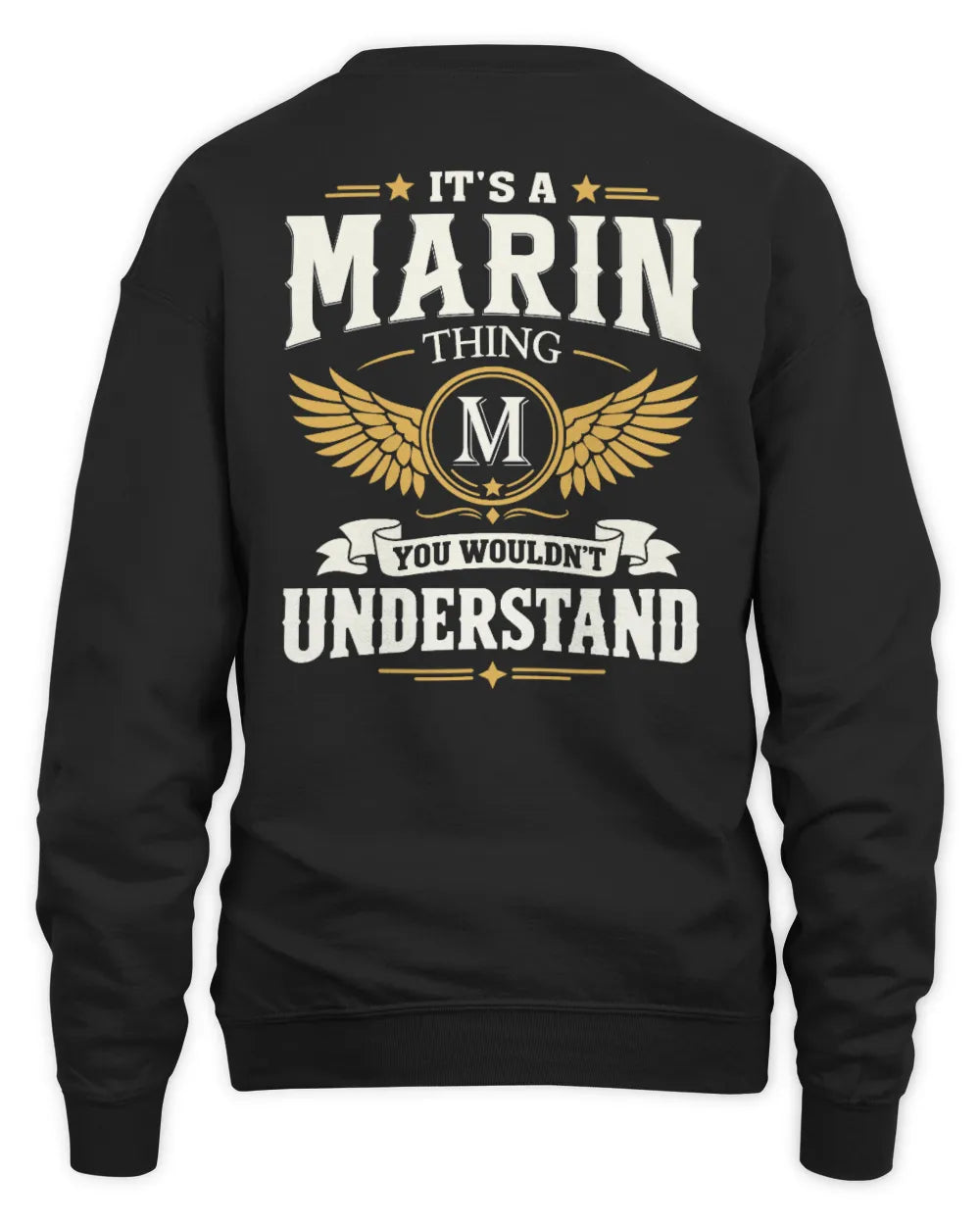 MARIN KT06-M008 It’s a [NAME] Thing – You Wouldn’t Understand | Personalized Vintage T-Shirt - Unisex Sweatshirt - Black